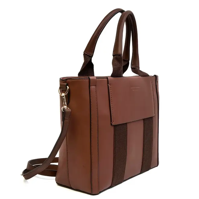 Bolsa Tira Colo Veryrio Marrom Feminina