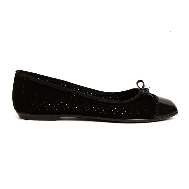 Sapatilha Bico Redondo Moleca Preto Feminina