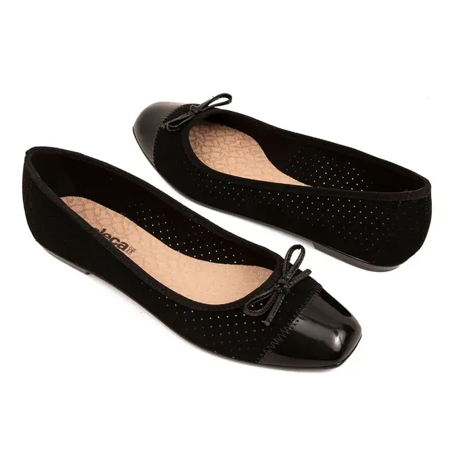 Sapatilha Bico Redondo Moleca Preto Feminina