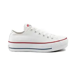 Tênis Flatform Converse All Star Branco Feminino