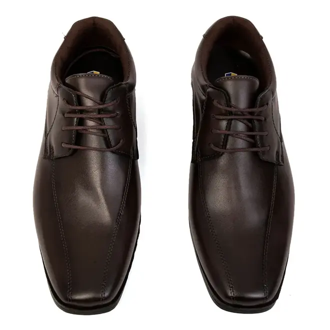 Sapato Social com Cadarço Parise Café Masculino