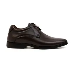 Sapato Social com Cadarço Parise Café Masculino
