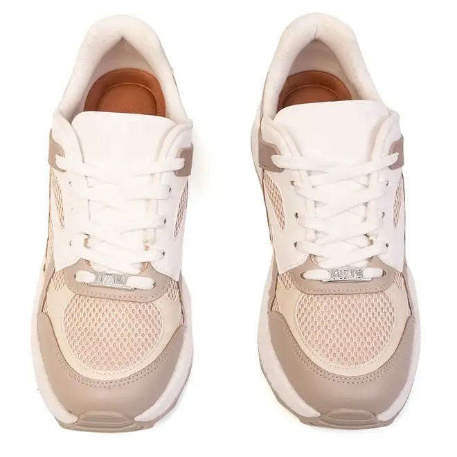 Tênis Casual Jogging Vizzano Bege Feminino