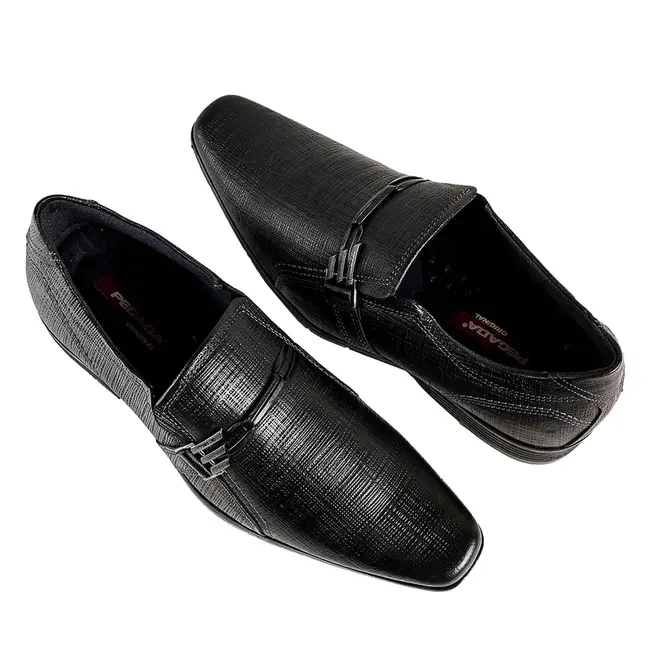 Sapato Social Sem Cadarço Pegada Preto Masculino