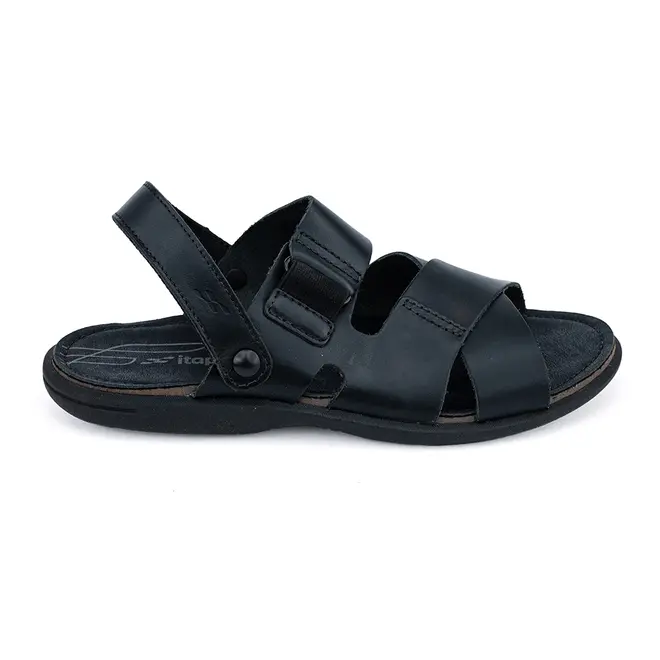 Sandália Flats Itapuã Preto Masculina