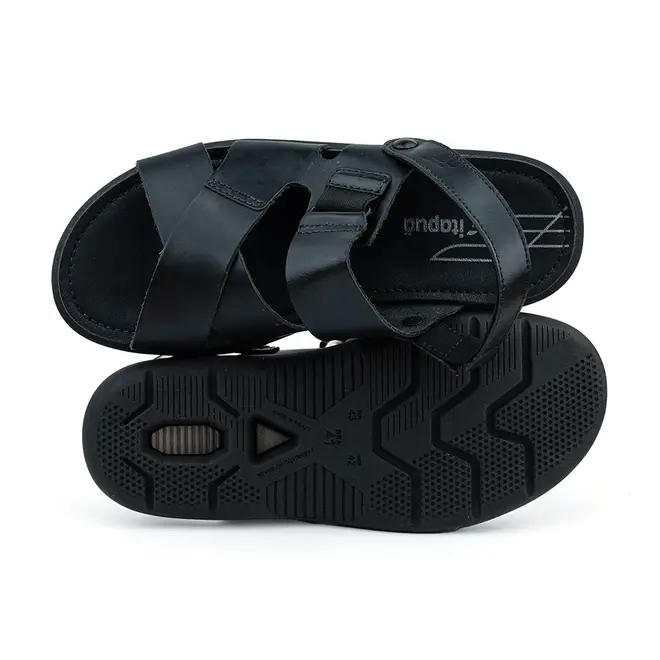 Sandália Flats Itapuã Preto Masculina