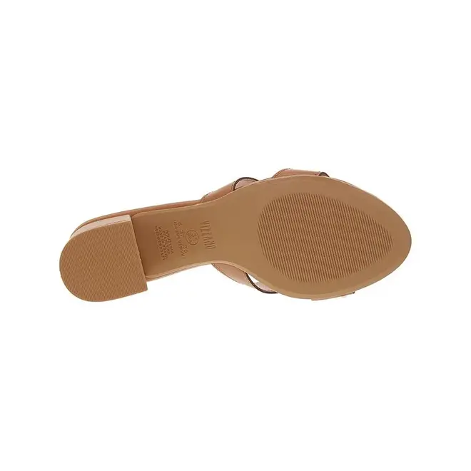 Tamanco Salto Vizzano Camel Feminino