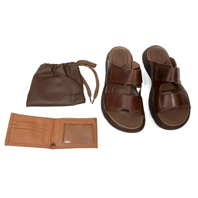 Chinelo Couro Itapuã Pinhão Masculino