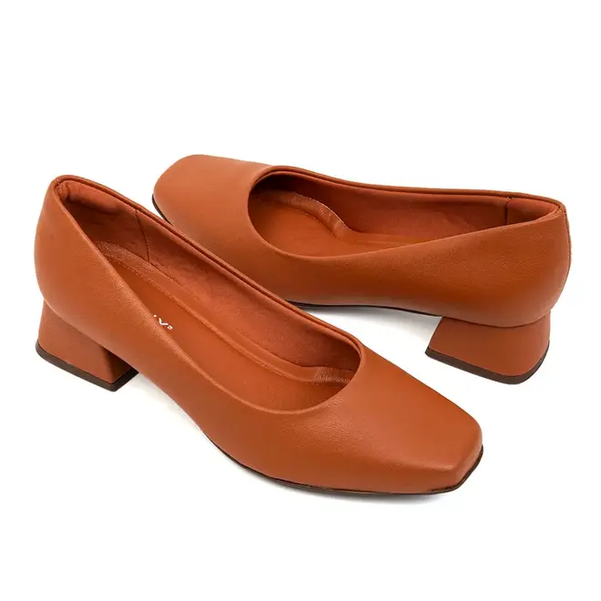 Sapato Scarpin Piccadilly - Ocre