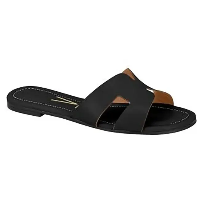 Tamanco Rasteira Vizzano Preto Feminino