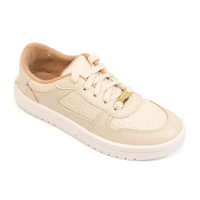 Tênis Casual Sola Caixa Moleca Branco Off Feminino