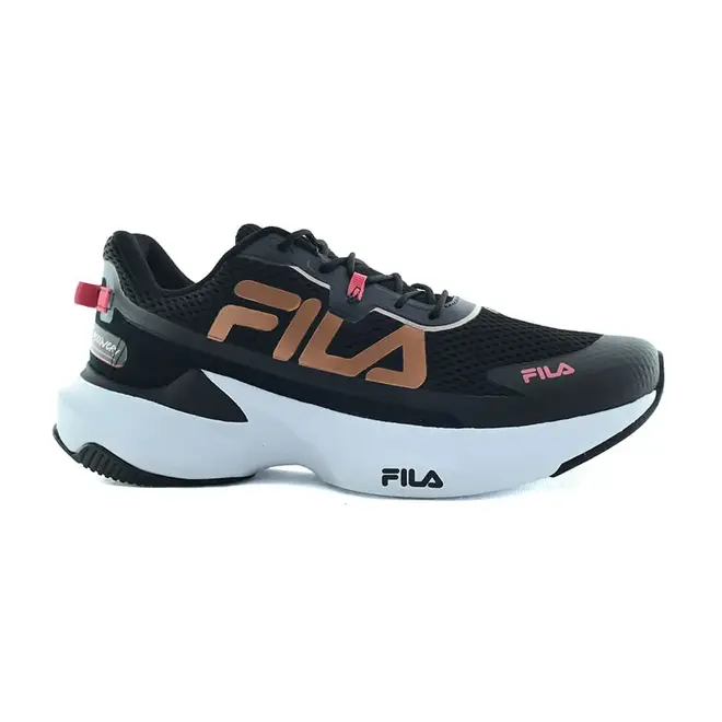 Tênis Fila Recovery Preto e Cobre Feminino