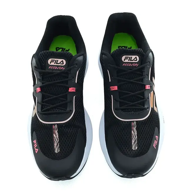 Tênis Fila Recovery Preto e Cobre Feminino