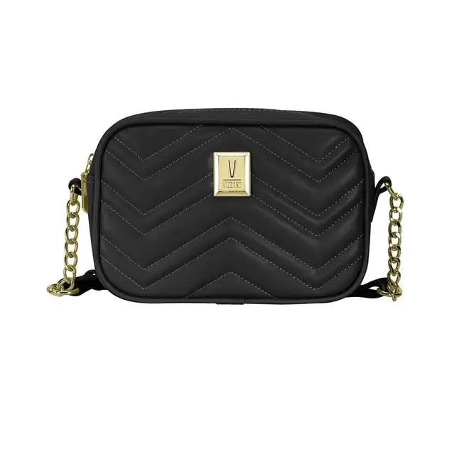 Bolsa Tiracolo Vizzano Waves Preto Feminino