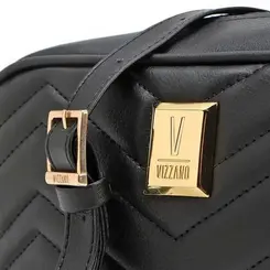 Bolsa Tiracolo Vizzano Waves Preto Feminino