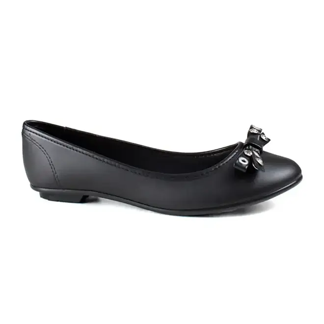 Sapatilha Bico Redondo Moleca Preto Feminina