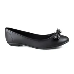 Sapatilha Bico Redondo Moleca Preto Feminina