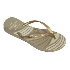 Chinelo Dedo Tropical Brasil Ouro Feminino