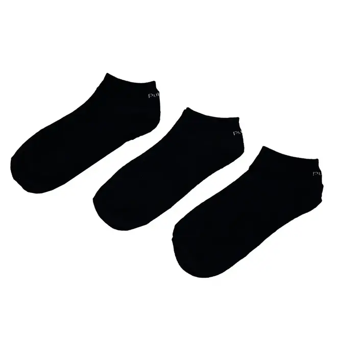 Tripack Meia Casual Puket Preto Masculino