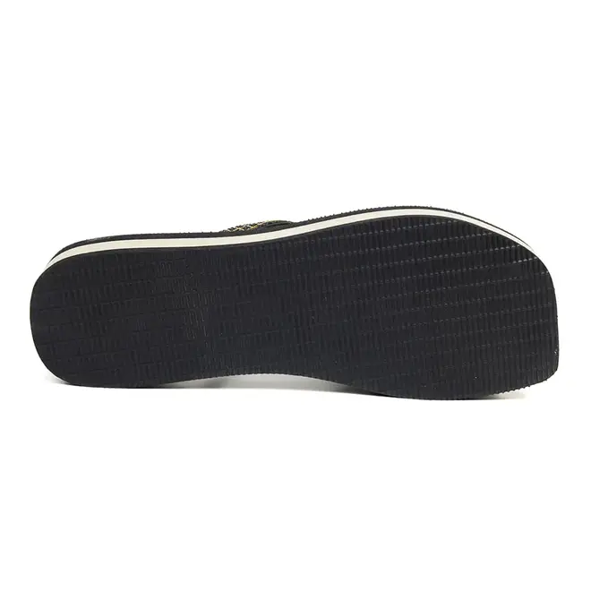 Chinelo Dedo Tropical Brasil Preto e Areia Feminino