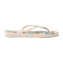 Chinelo Dedo Tropical Brasil Off White Feminino