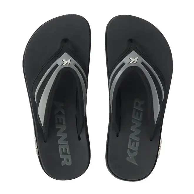 Chinelo Dedo Kenner Kivah New Force Preto Masculino