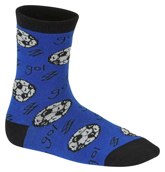 Meia Cano Alto 3 Pares Molekinho Azul Branco e Preto Infantil Masculino