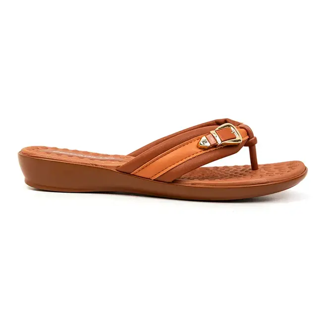 Tamanco Anabela Piccadilly Ocre Feminino