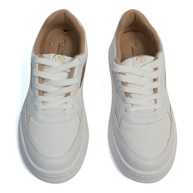 Tênis Casual Sola Caixa Modare Branco Feminino