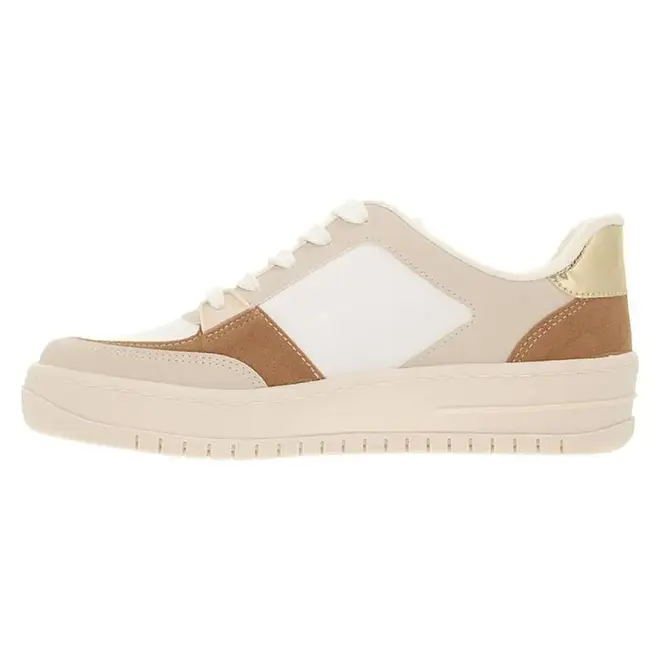Tênis Casual Sola Caixa Vizzano Bege Feminino