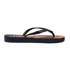 Chinelo Dedo Tropical Brasil Azul Metal Feminino