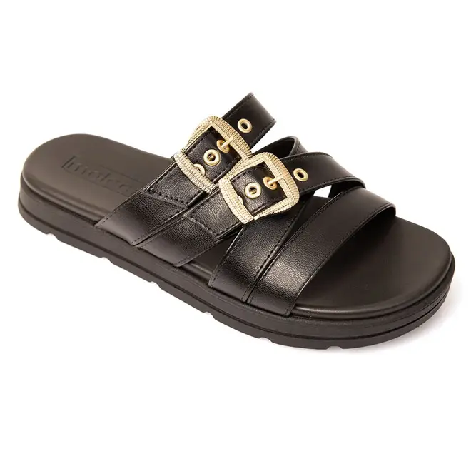 Tamanco Rasteira Moleca Preto Feminino