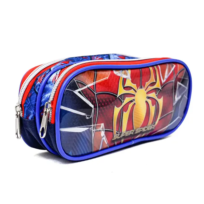 Estojo Escolar Seanite Super Spider Menino Infantil