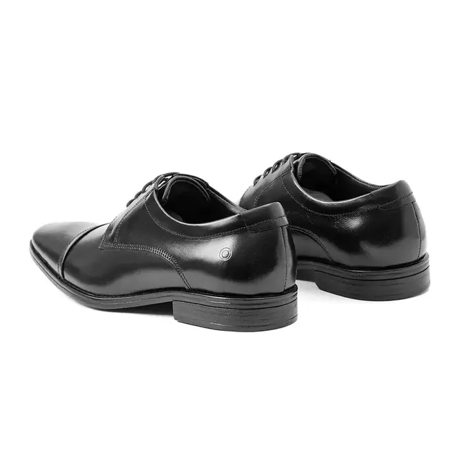 Sapato Social com Cadarço Democrata Vega Preto Masculino