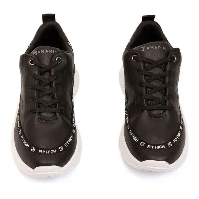 Tênis Casual Sola Caixa Ramarim Preto Feminino