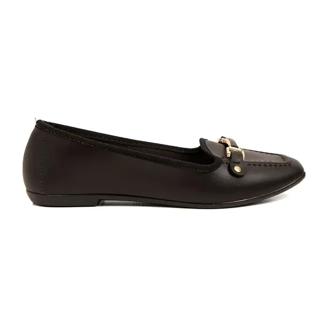 Sapatilha Bico Redondo Moleca Preto Feminina