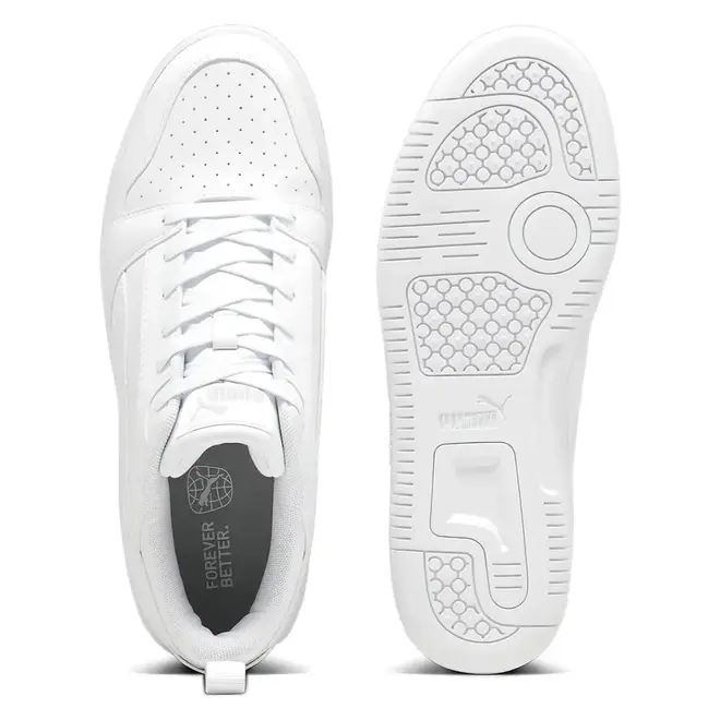 Tênis Casual Sola Caixa Puma Rebound V6 Branco Masculino