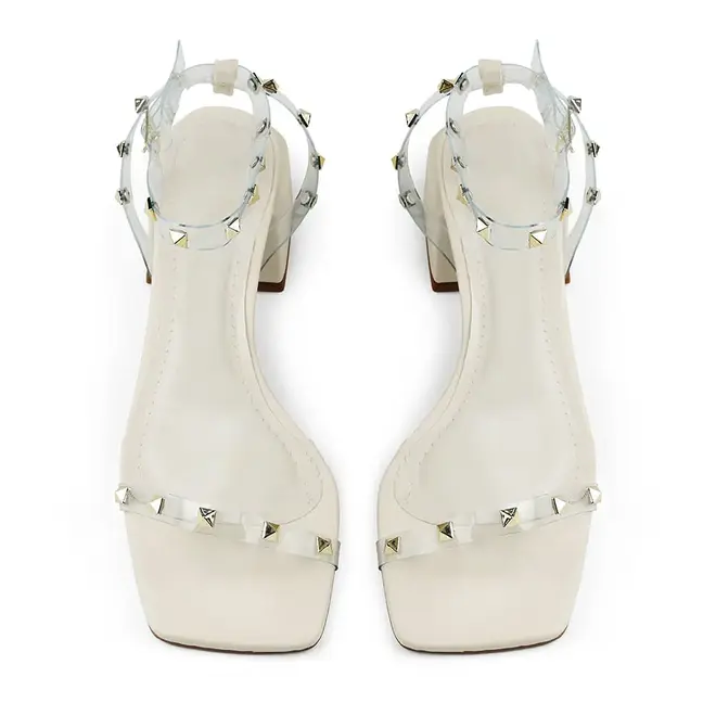 Sandália Itapuã  Salto Spike Branco Feminino