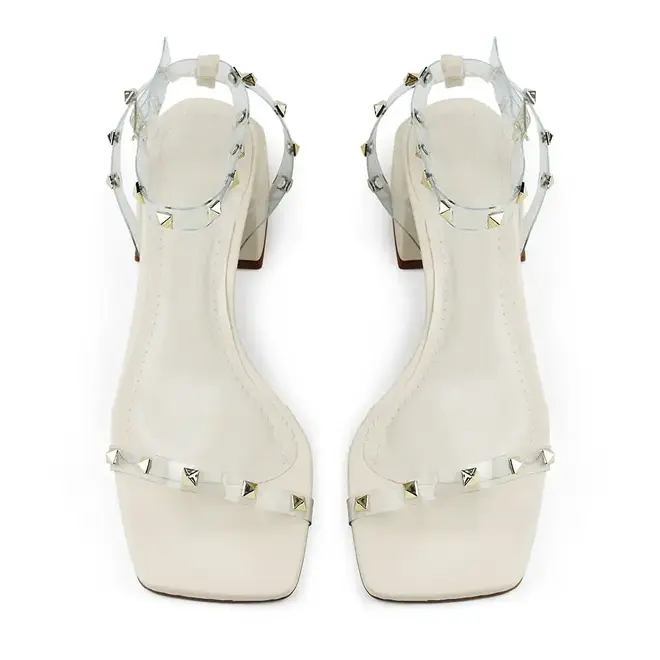 Sandália Itapuã  Salto Spike Branco Feminino
