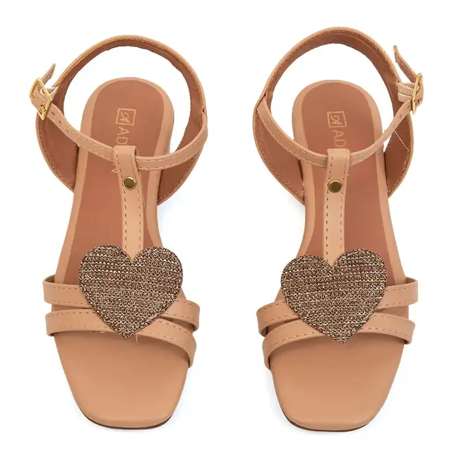 MENINA SANDALIA ADDAN 9355-AREIA