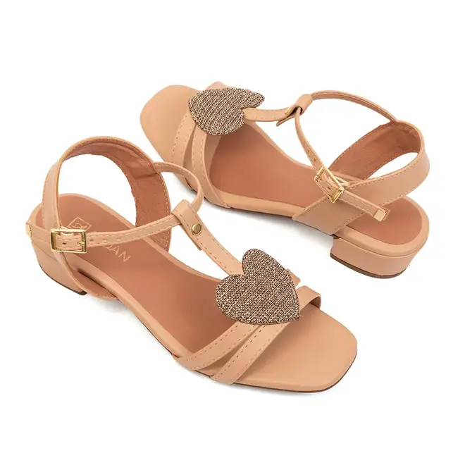 MENINA SANDALIA ADDAN 9355-AREIA