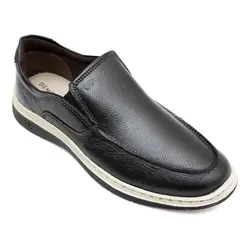 Sapato Mocassim Democrata Leave Preto Masculino