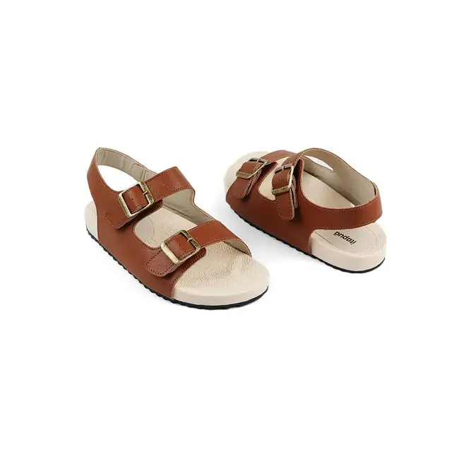 Sandália Flatform Itapuã Fivela Marrom Infantil