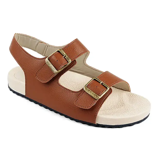 Sandália Flatform Itapuã Fivela Marrom Infantil