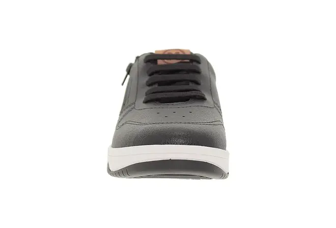 Sapatênis Casual Molekinho Preto e Cinza Juvenil Masculino