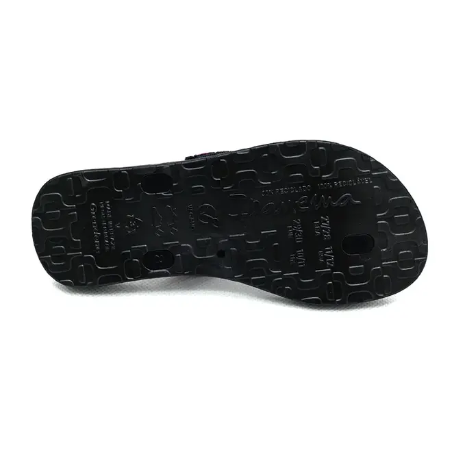 Chinelo Dedo Ipanema  Preto e Lilás Menina Infantil