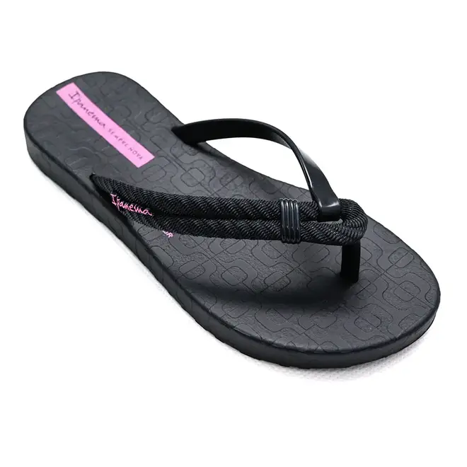Chinelo Dedo Ipanema  Preto e Lilás Menina Infantil
