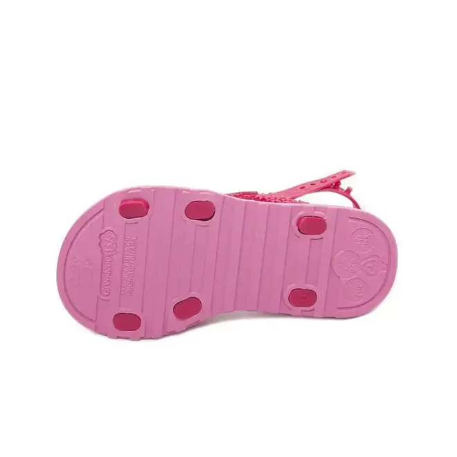 Sandália Grendene Flat Barbie Rosa Infantil