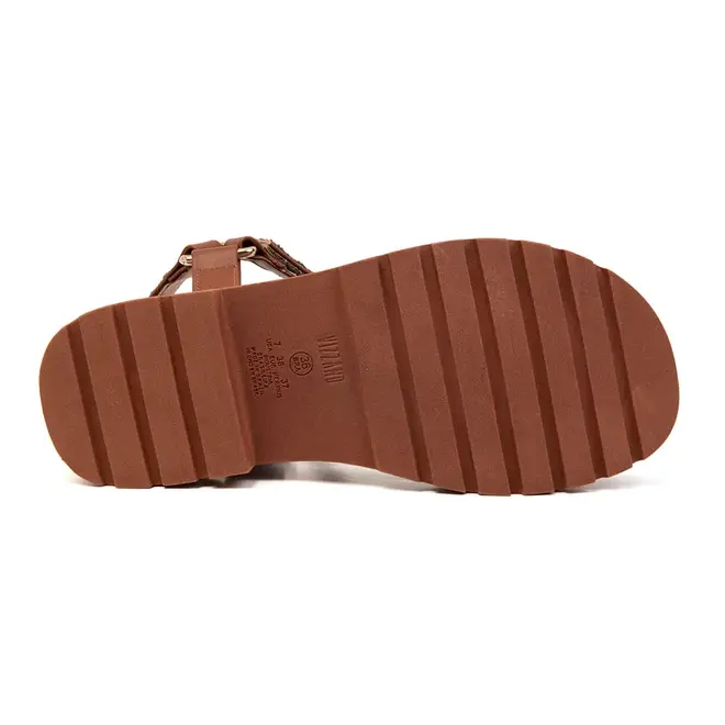 Papete Rasteira Vizzano Mocca Feminino