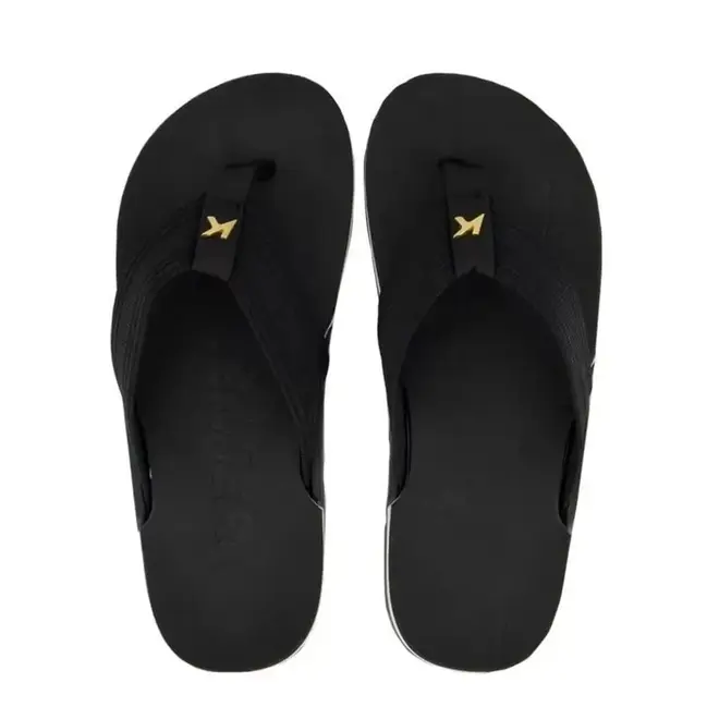 Chinelo Dedo Kenner NK6 Pro Preto e Branco Masculino
